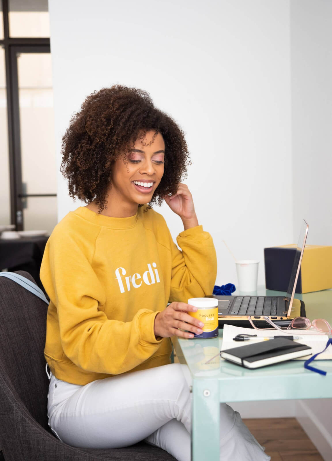 Woman at desk